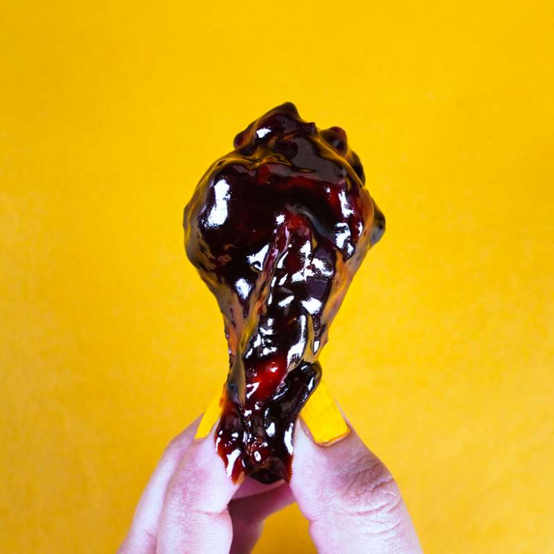 Smoque'd Sticky BBQ Chicken Wings