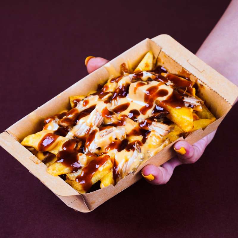 Smoque'd BBQ Chicken and Cheese French Fries