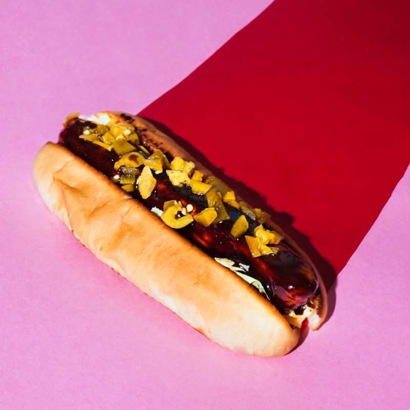 Smoque'd BBQ Sticky Hot Dog