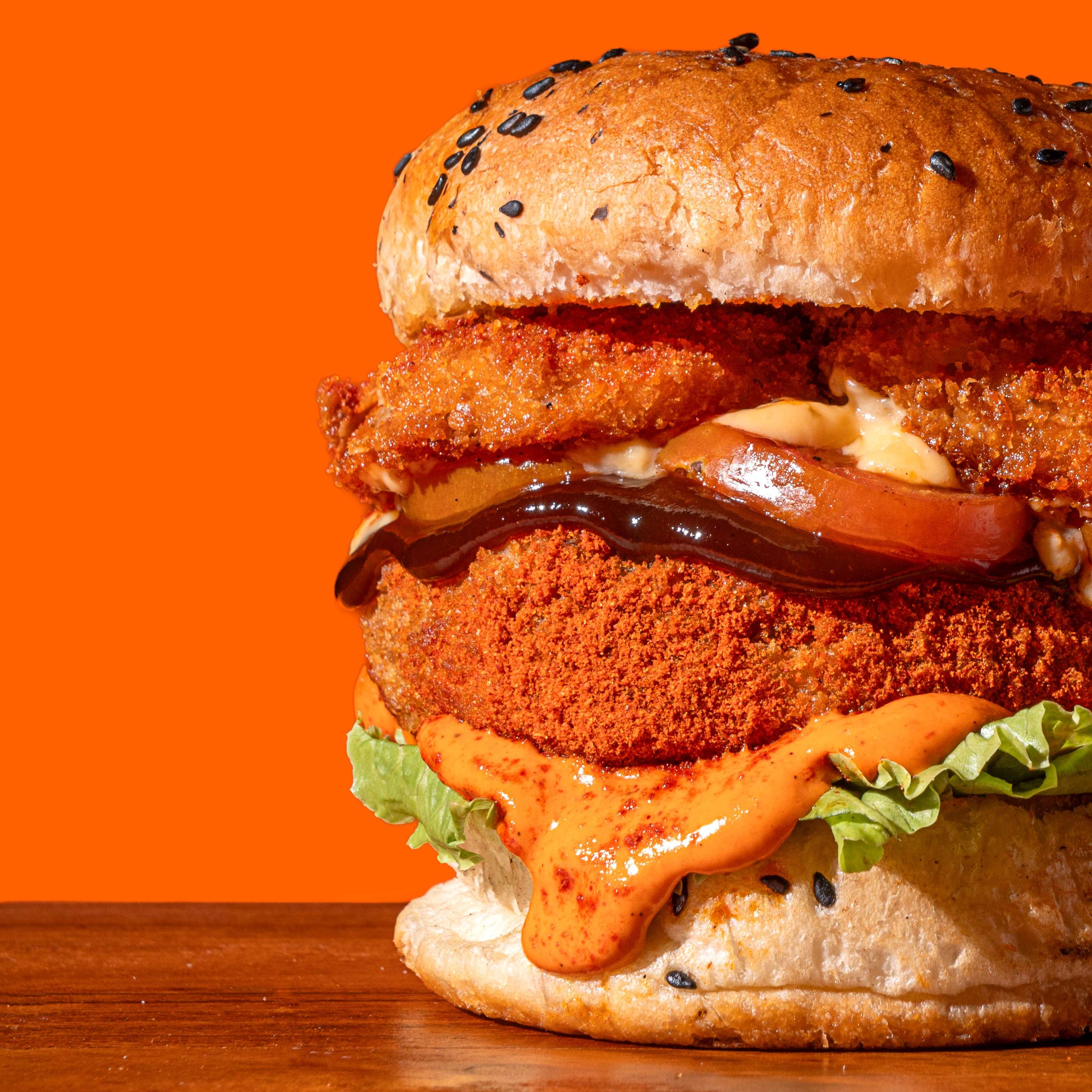 Peri Peri Crunch Cheese Burger