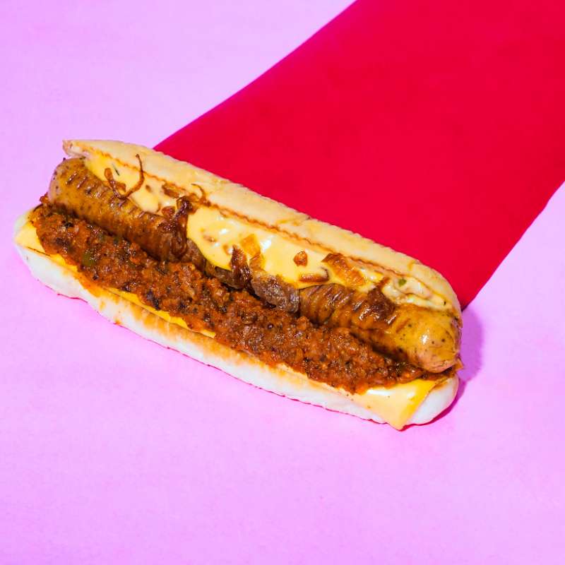 Sloppy Joe Hot Dog