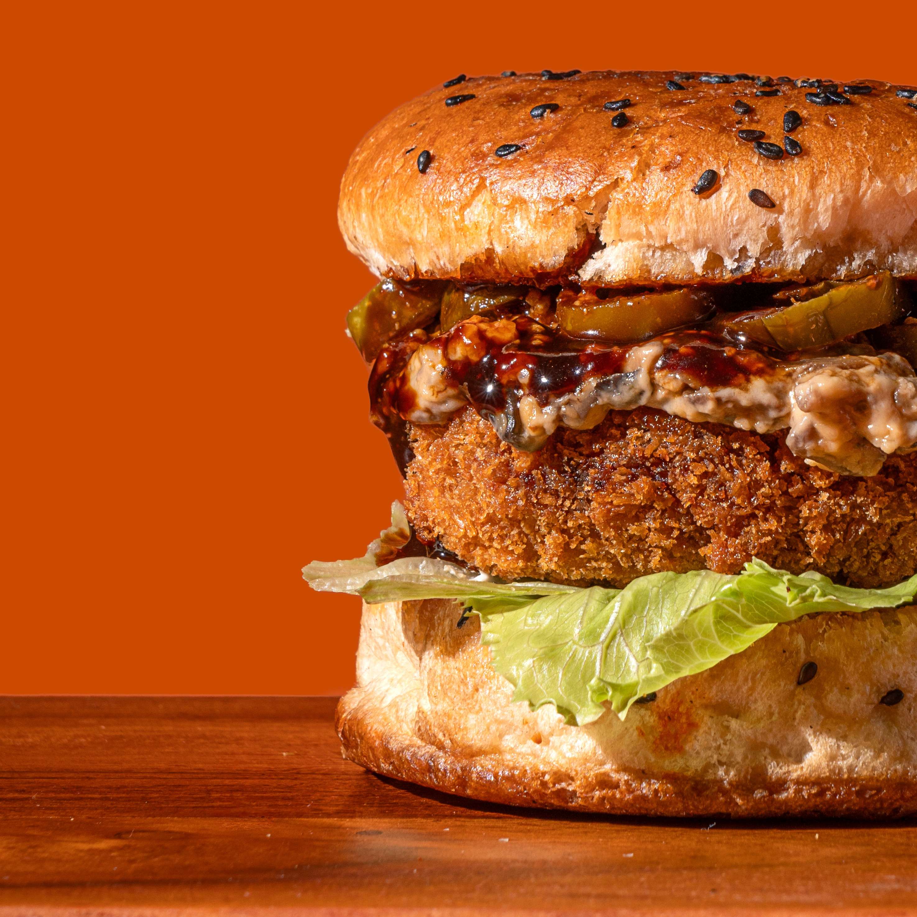 Texas Portobello Whis key Burger