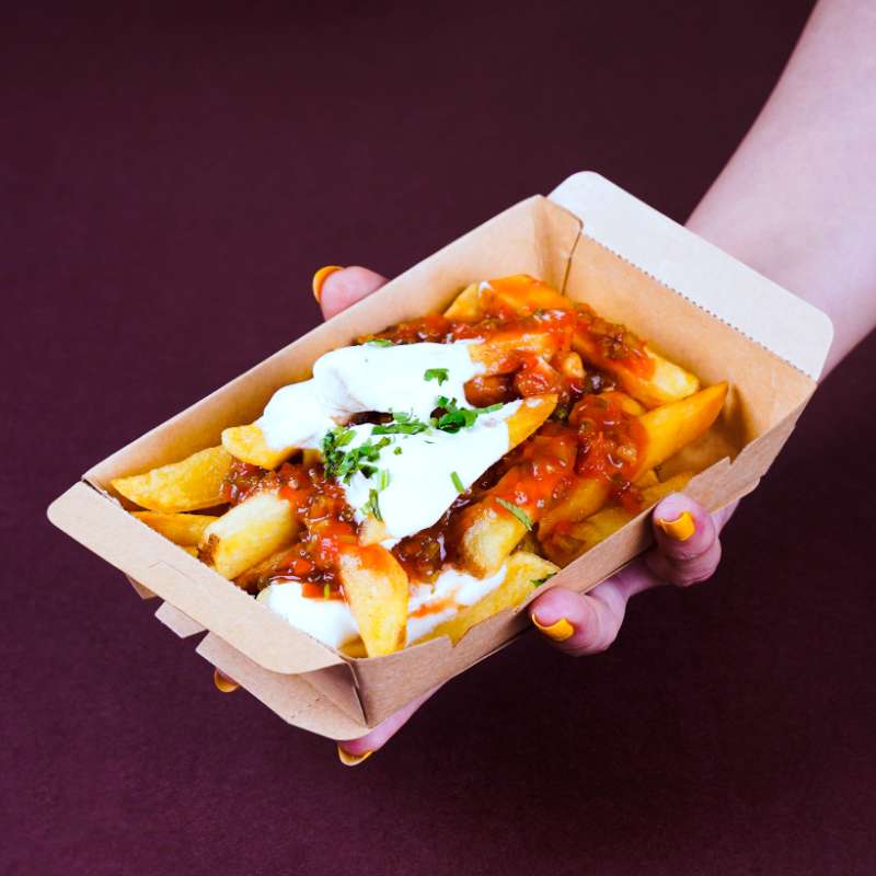 Salsa Sour Cream French Fries