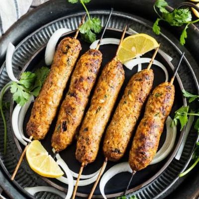Chicken Seekh Kebab 2 Piece (Cooked)