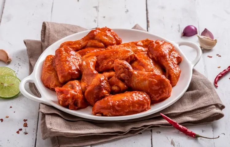 Fresh Chicken Wings Marinated 500g