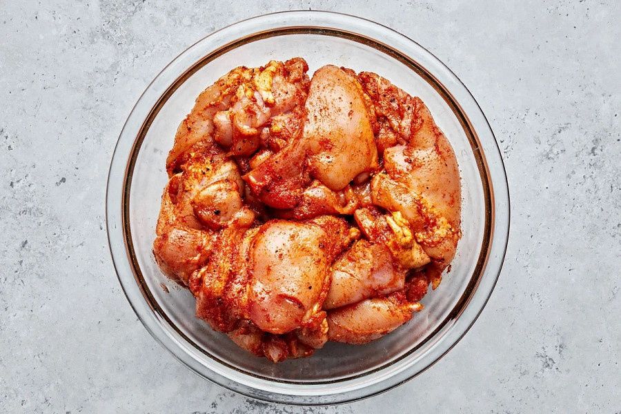 Fresh Chicken Thigh (Boneless) Marinated 500g