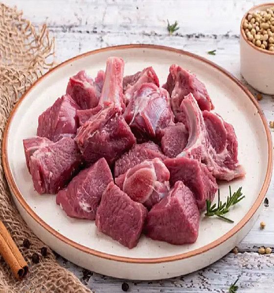 Fresh Mutton Mix Pieces (Curry Cut) 500g