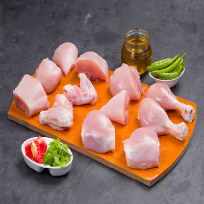 Fresh Chicken Curry Cut (500gm; 7 To 9 Pieces)