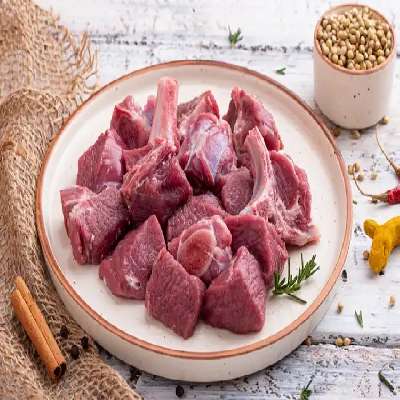 Fresh Mutton Mix Pieces (Chop Puth Nali) 500g