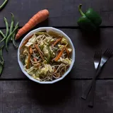 Egg Street Style Noodles (Indo Chinese)