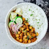 Amritsari Chole Rice Bowl