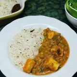 Matar Paneer Rice