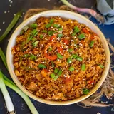 Korean Fiery Veg Rice