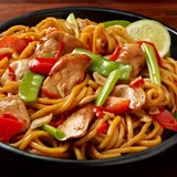 Chicken Chilli Garlic Noodles (Indo Chinese)