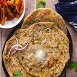 Tandoori Aloo Pyaaz Paratha With Achaar