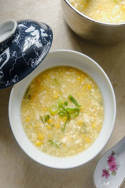 Tofu Sweet Corn Soup(Chinese)