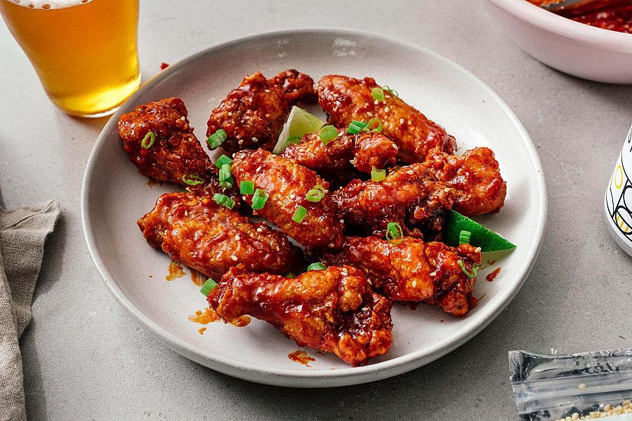 Korean Fried Chicken Wings (5 Pcs)