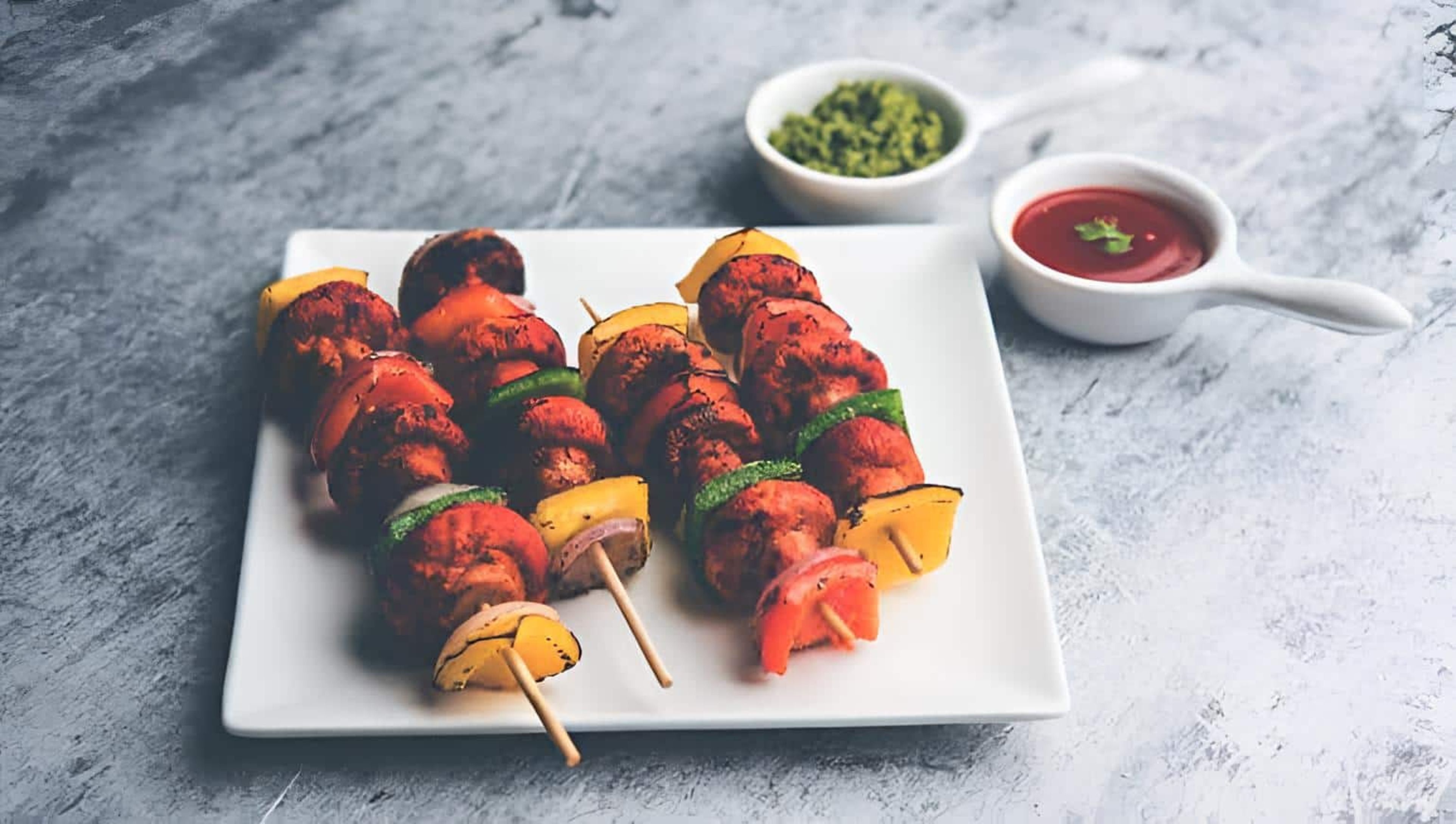 Stuffed Mushroom Tikka - Full