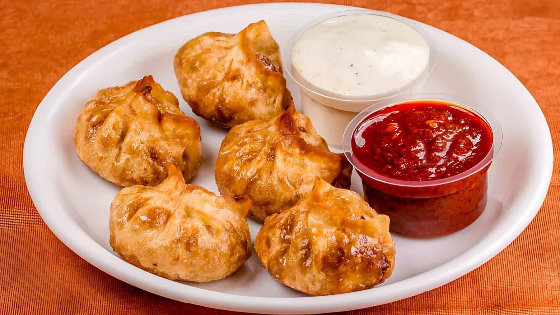 Veg Momo Fried(7 Pieces)