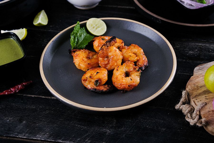 Nimbu Mirchi Jumbo Prawns (7 Pcs)