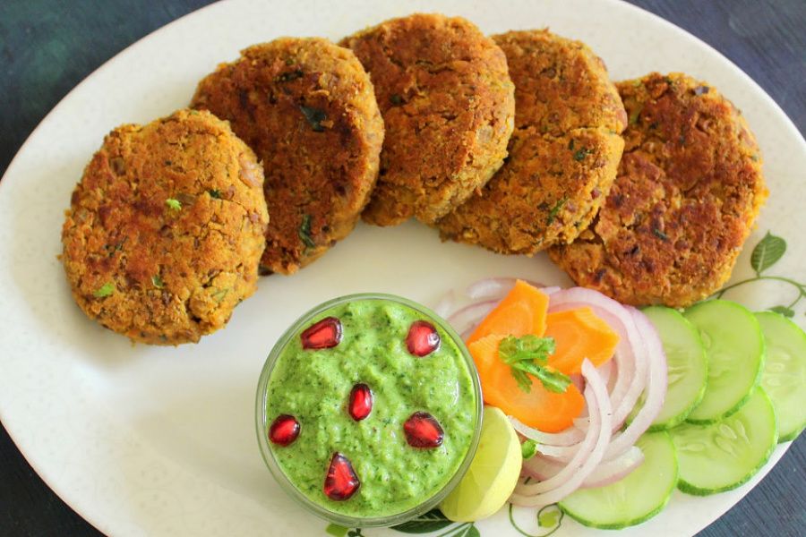 Veg Papdi Kebab (5 Pcs)
