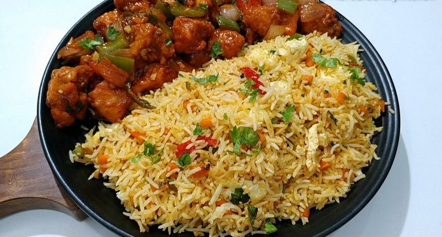Chilli Chicken Rice Meal Bowl