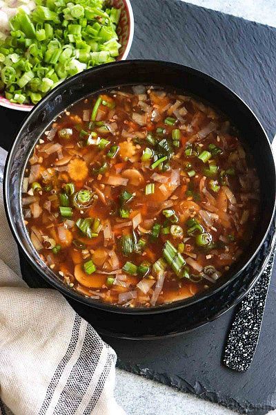 Veg Hot & Sour Soup (Chinese)