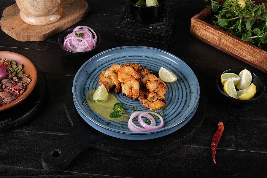 Jumbo Amritsari Prawns (7 Pcs)