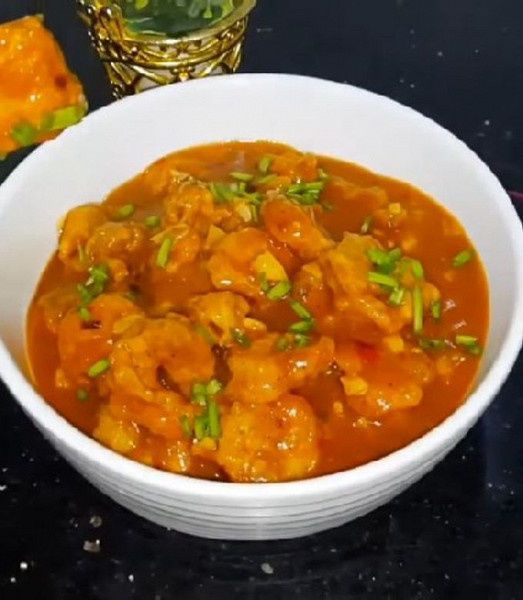 Jumbo Prawns In Machurian Sauce (Chinese)