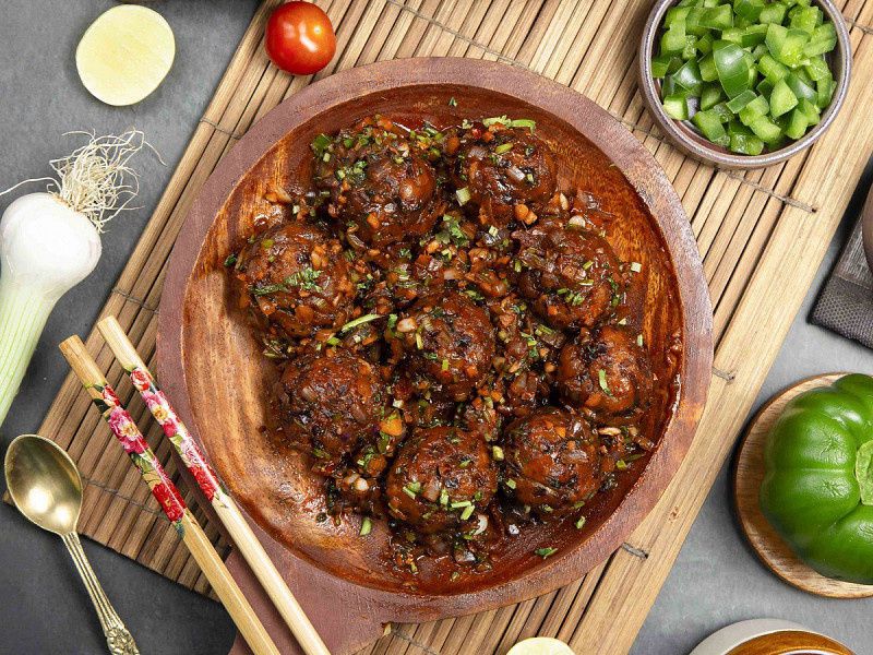 Veg Manchurian Dry (Indo Chinese)
