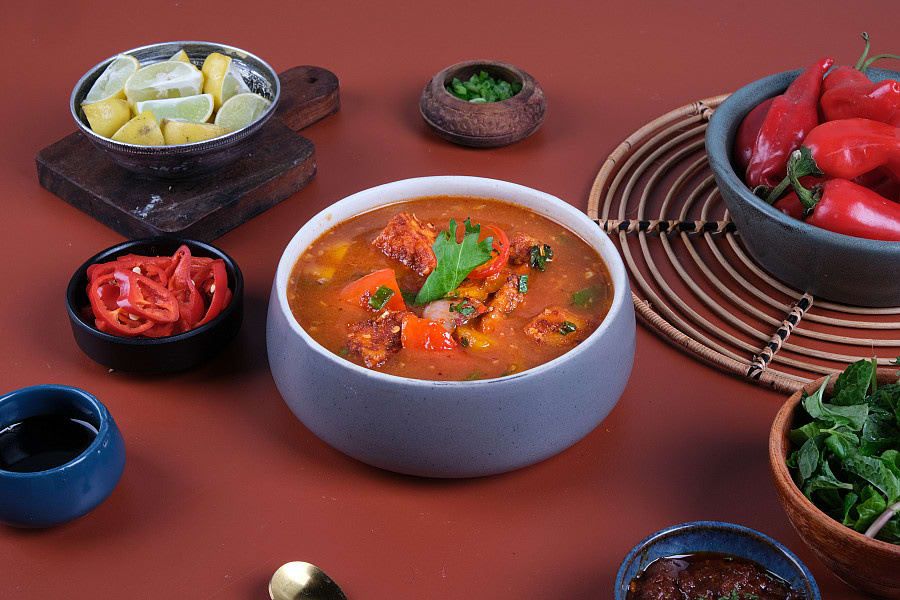 Chilli Paneer Gravy (Indo Chinese)