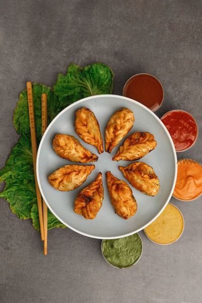 Chicken Momo Fried (Tibetan) - 7 Pcs