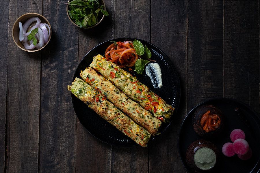 Chicken Gilafi Seekh Kebab