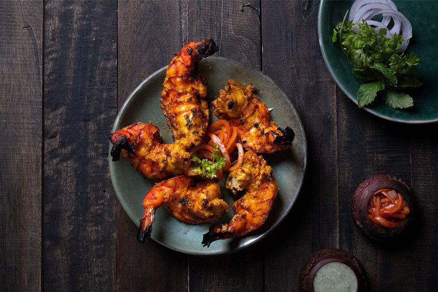 Lahsuni Jumbo Prawns (7 Pcs)