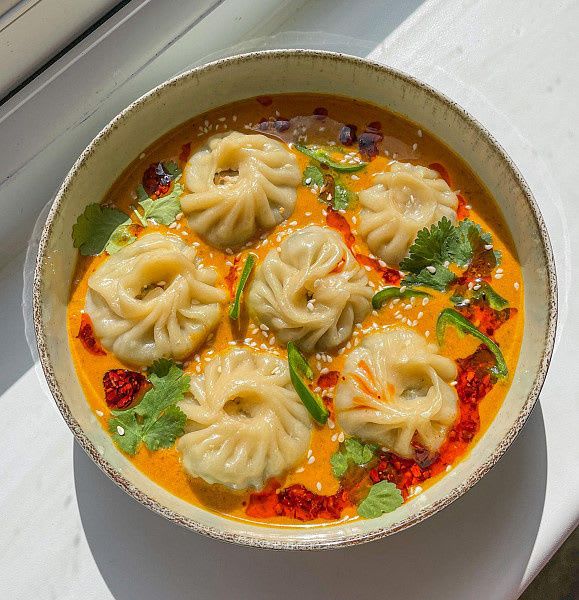 Veg Jhol Momo (Nepali)