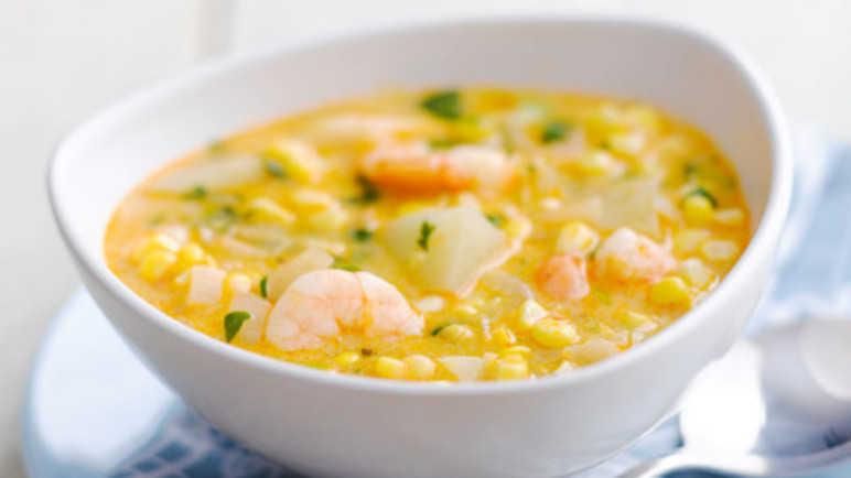 Prawn Sweet Corn Soup(Chinese)