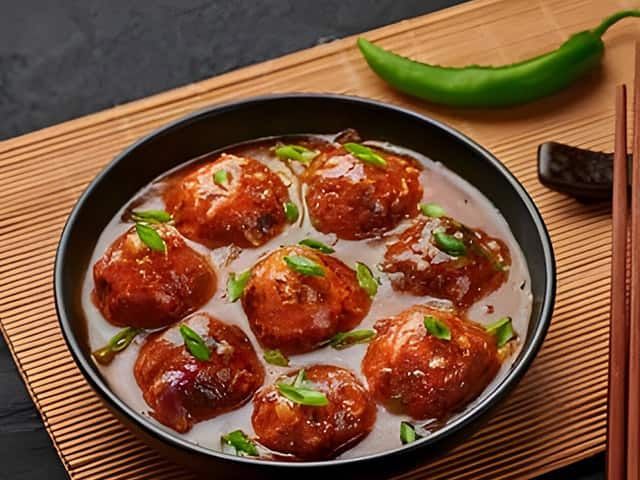 Veg Manchurian Gravy (Indo Chinese)