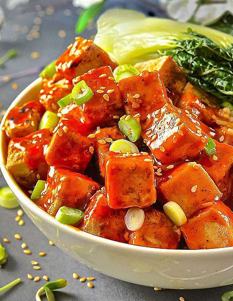Tofu In Schezwan Sauce (Chinese)