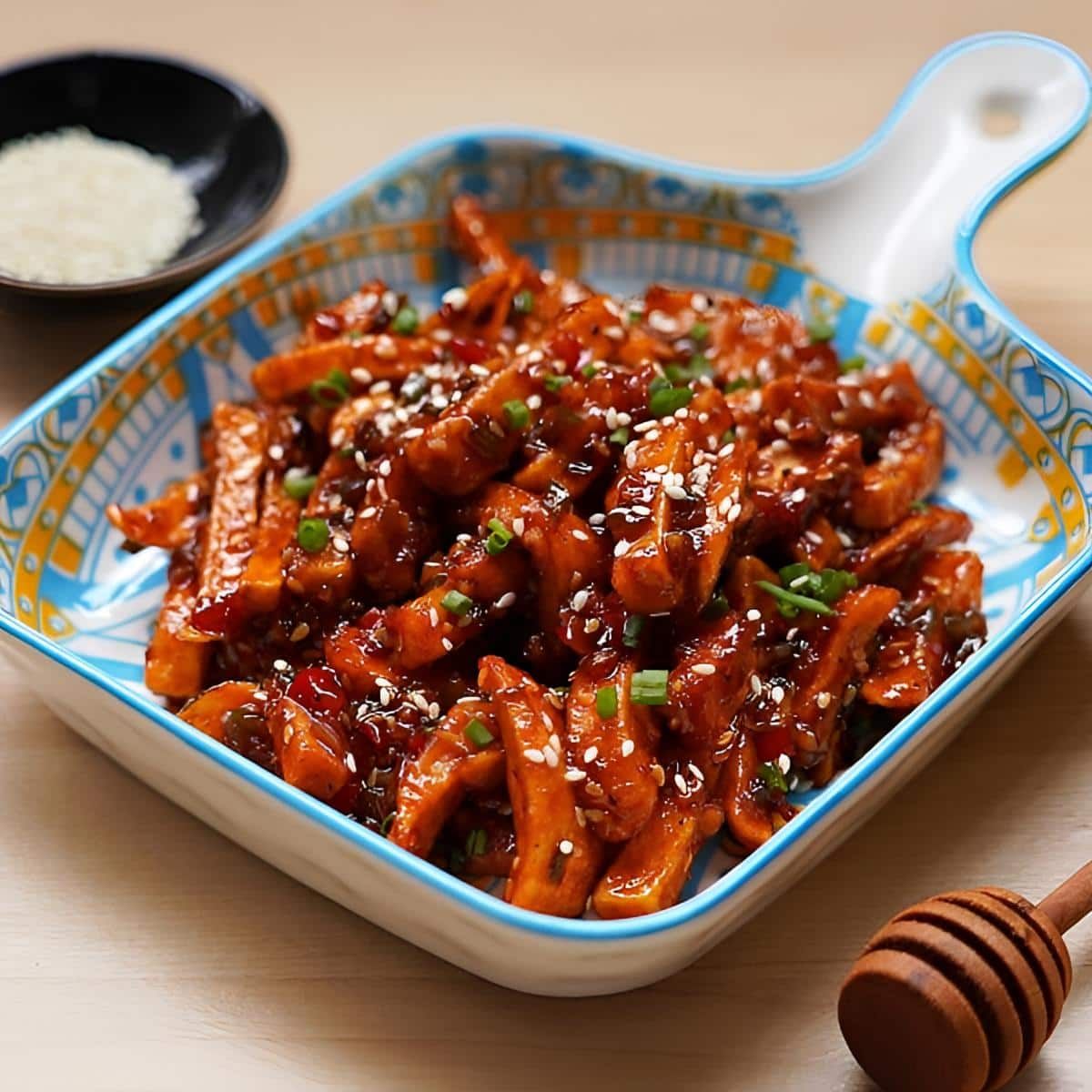 Honey Chilli Potatoes (Indo Chinese)