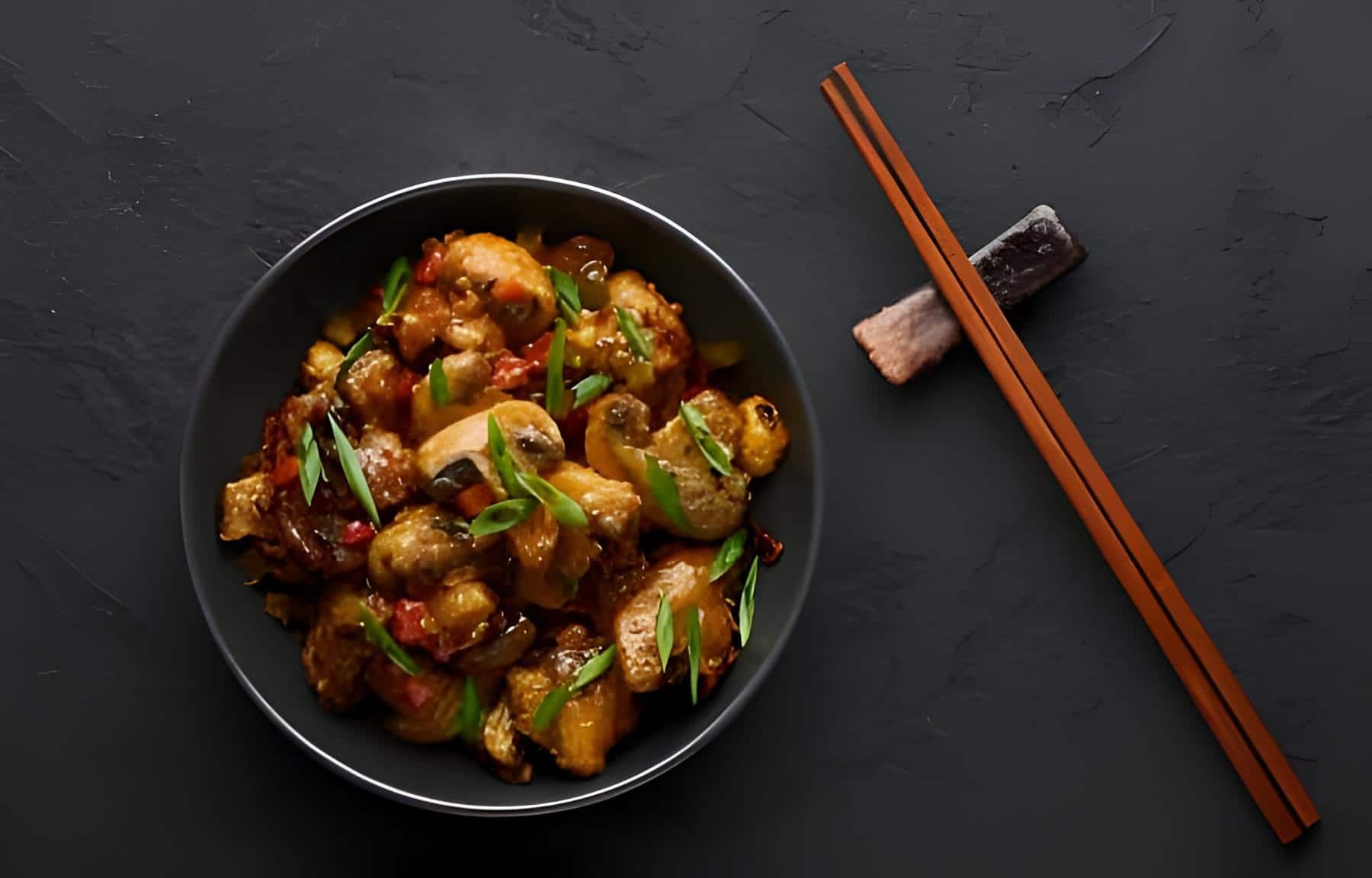 Chilli Mushroom (Indo Chinese)