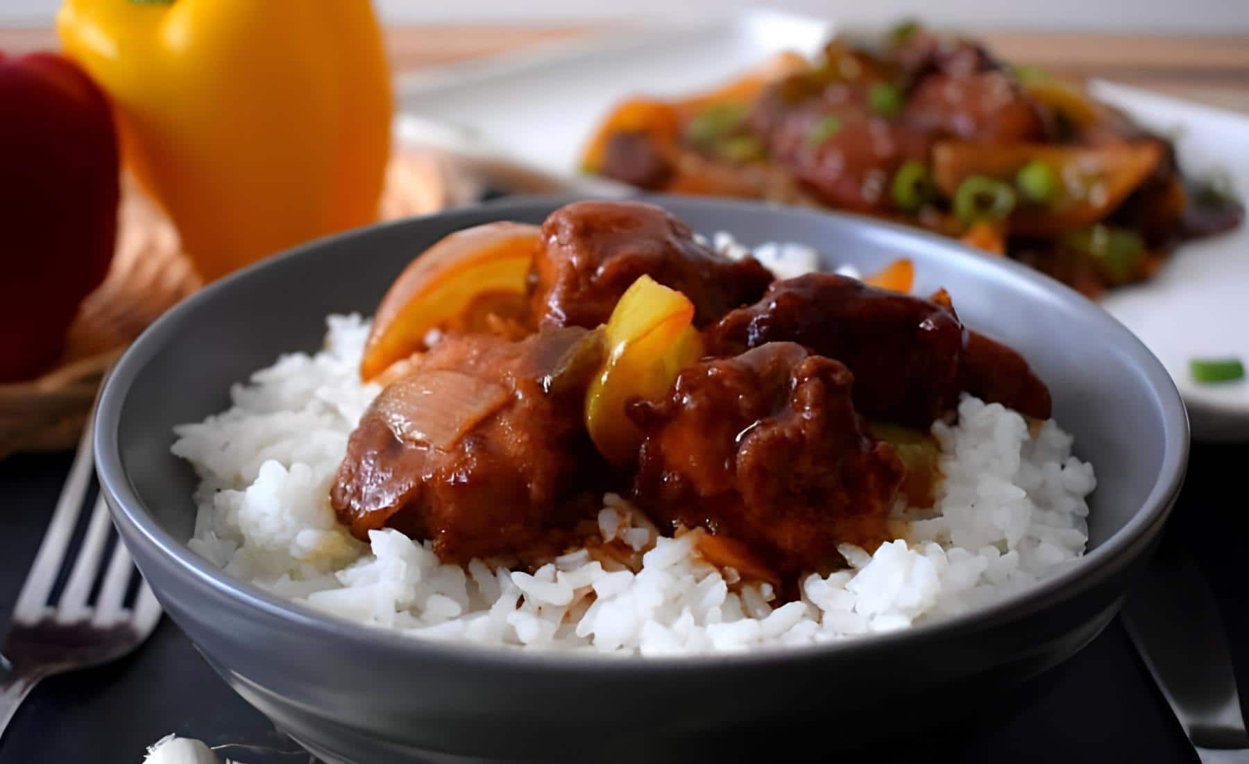 Chilli Chicken Rice Meal Bowl