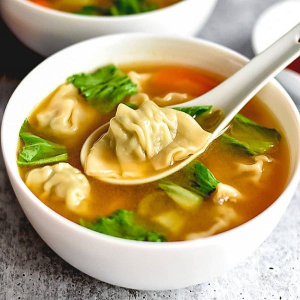 Chicken Wonton Noodle Soup (Chinese)