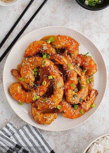 Crispy Chilli Honey Jumbo Prawns (Chinese) (7 Pcs)
