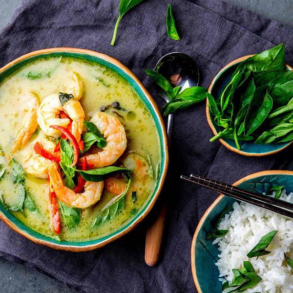Thai Green Curry - Prawns (Thai)