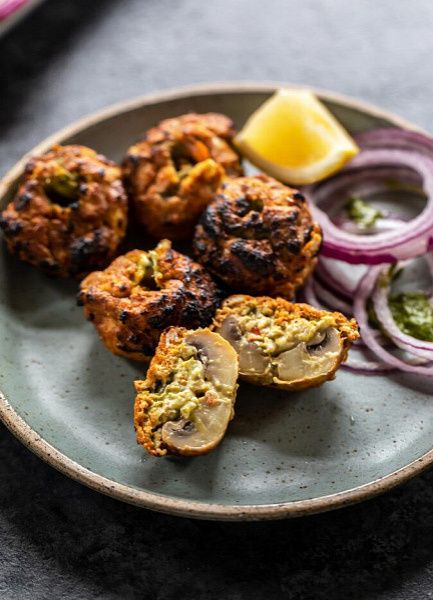 Stuffed Mushroom Tikka - Full
