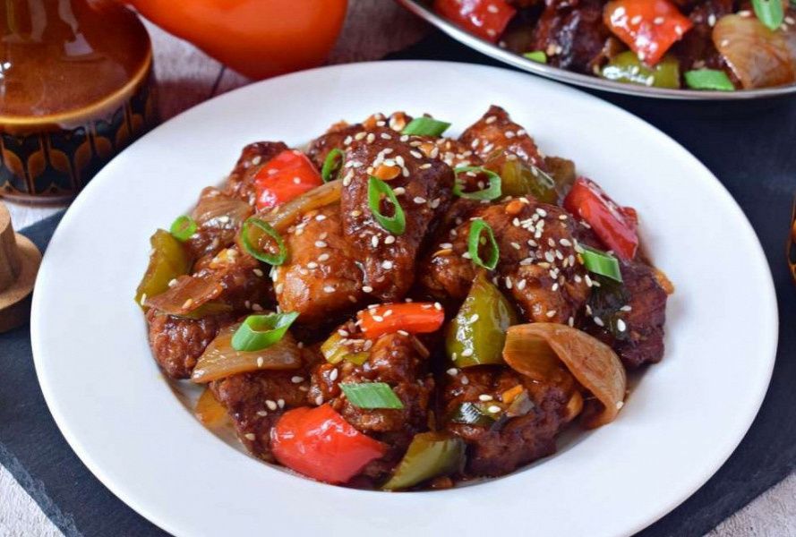 Chilli Chicken Dry (Indo Chinese)