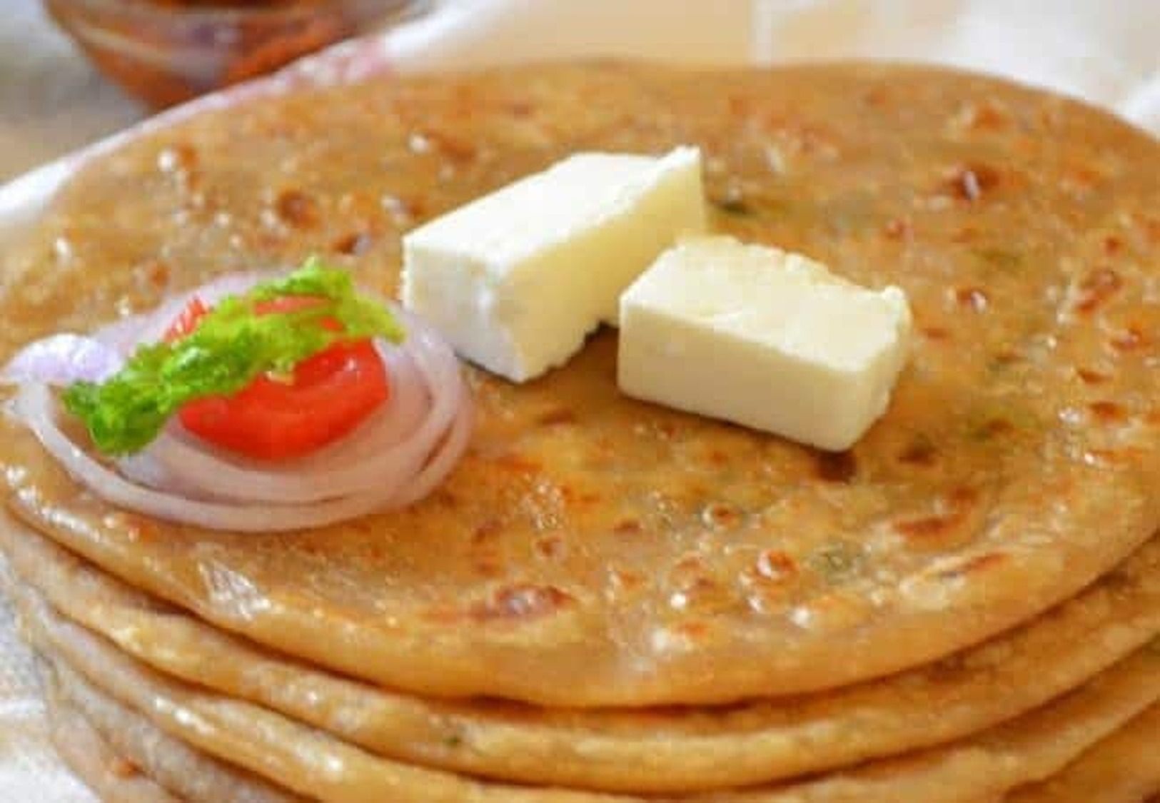 Aloo Paratha With Achar