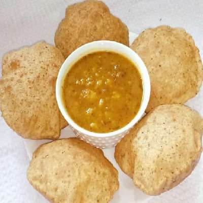 Poori Aloo (5 Pooris)