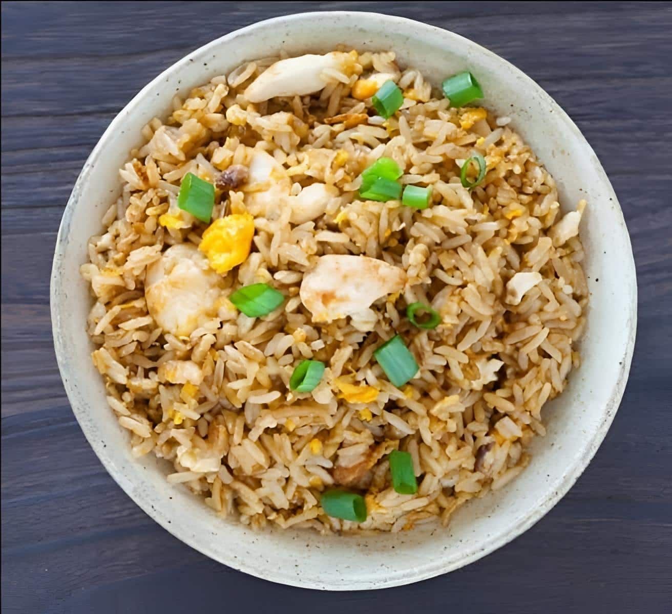 Chicken Chilli Garlic Fried Rice (Indo Chinese)