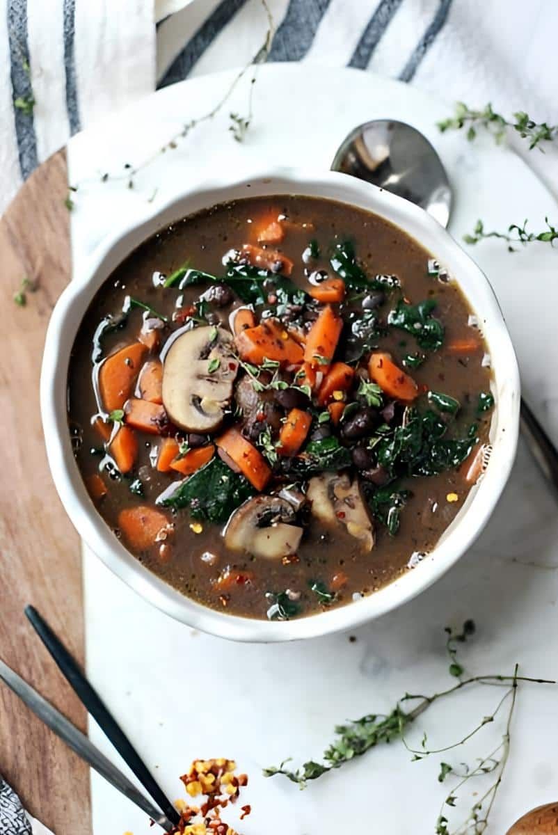 Mushroom In Blackbean Sauce (Chinese)